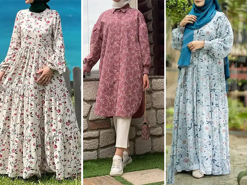 مانتوهای زنانه بهاری با تنوع رنگی